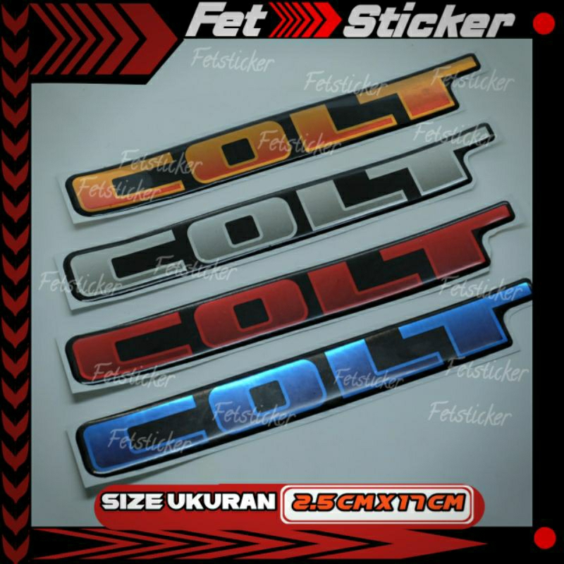 Emblem Timbul Colt L300 / Emblem Logo Mitsubishi Colt l300