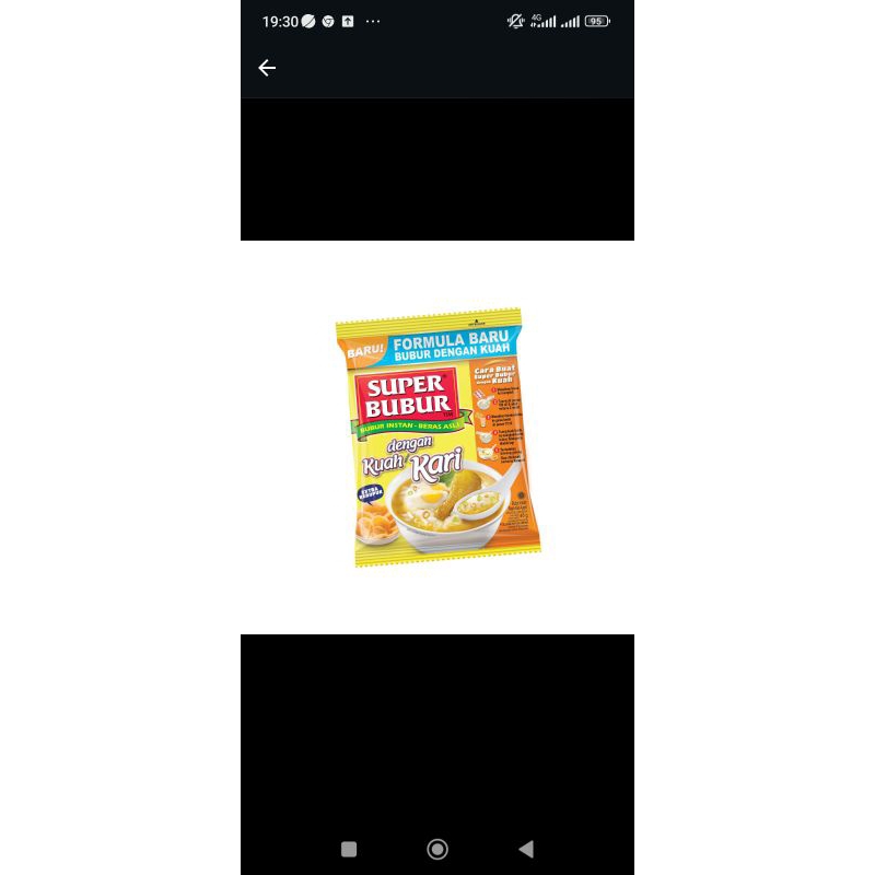 

super bubur sachet