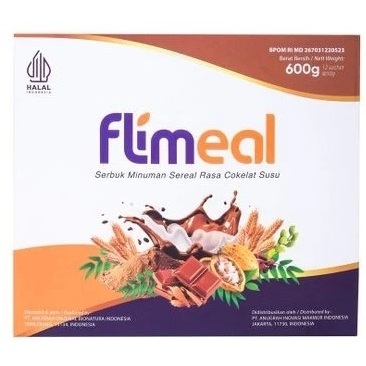 

Flimeal Minuman Sereal Rasa Coklat Susu 50 Gram Box 12 Sachet (600 Gram)