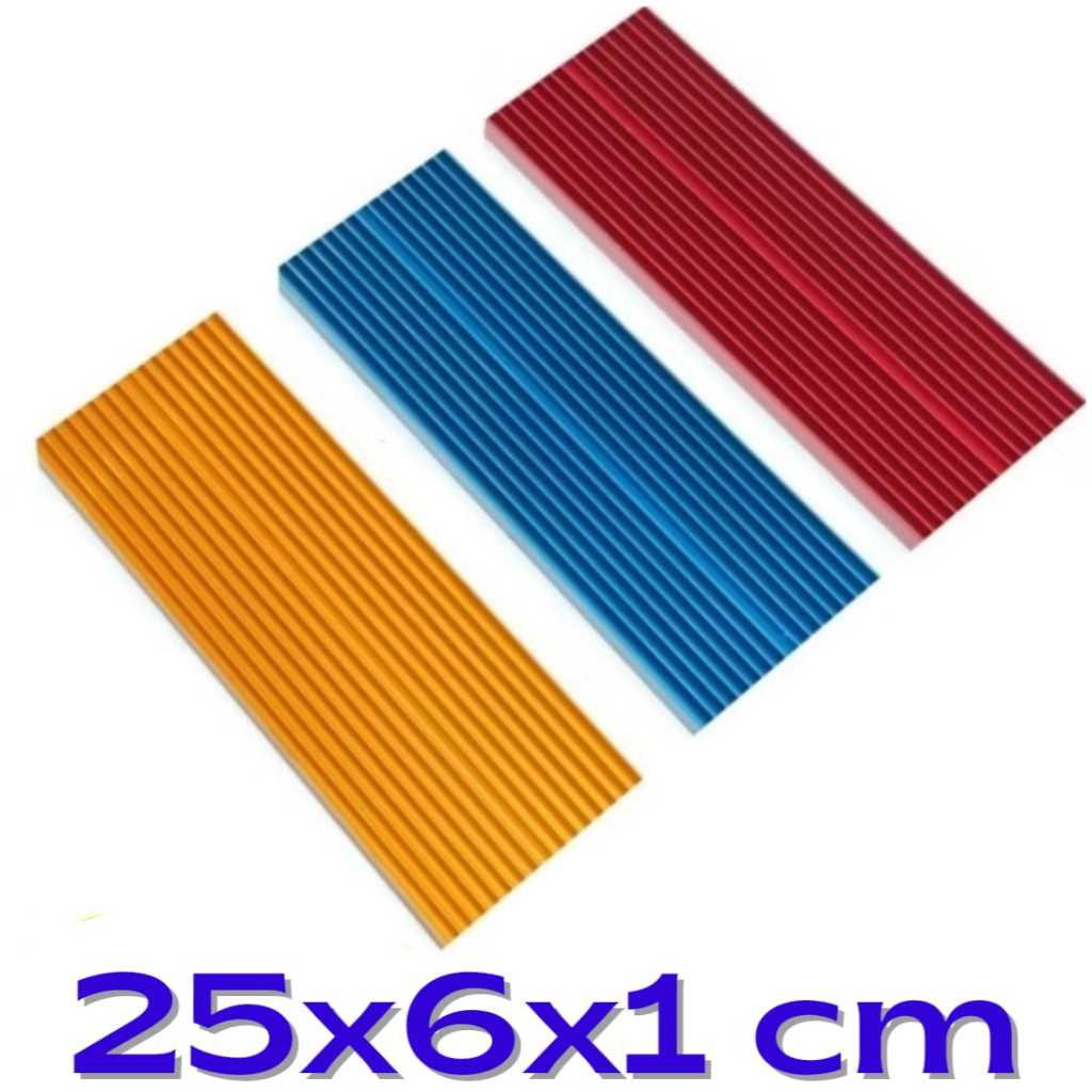 Heatsink Aluminium 25cm / Pendingin aluminium Sirip 25cm x 6cm x 1cm