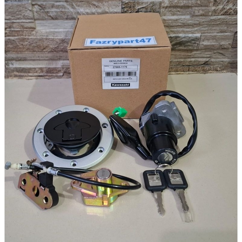Kunci Kontak Assy Komplit Ninja 150R 150 R Ninja RR Old Lama