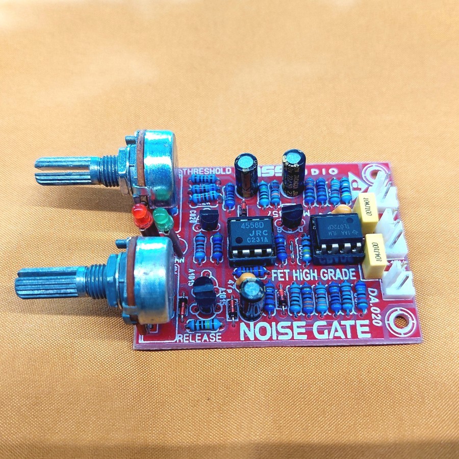 PCB FIBER Noise Gate Anti Feedback Dan Penghilang Noise Mic Microphone