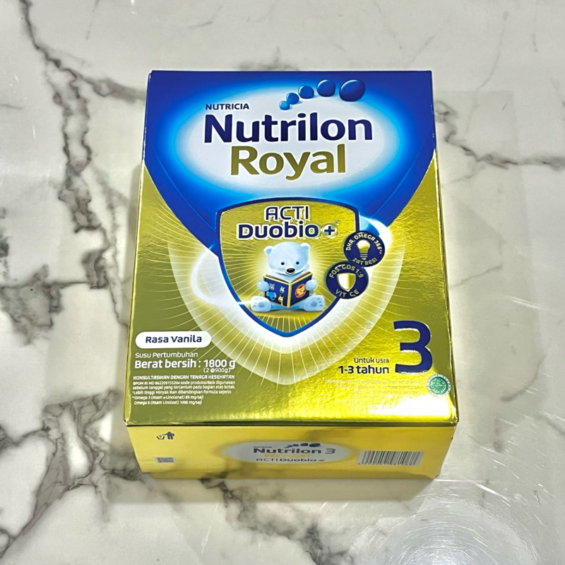 

Nutrilon Royal 3 Susu Pertumbuhan 1-3 Tahun Rasa Vanila 1800 gram
