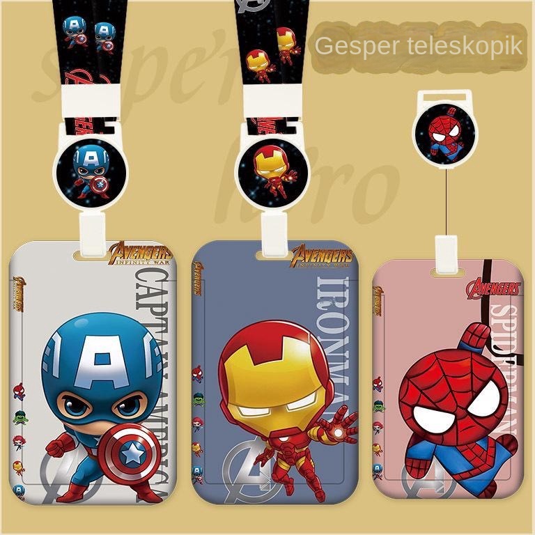 

Hadir Berkualitas Kartun Astronot gantungan name tag ID Card Holder Gantungan Kartu Nama Tempat Kartu ID Card holder gantung leher