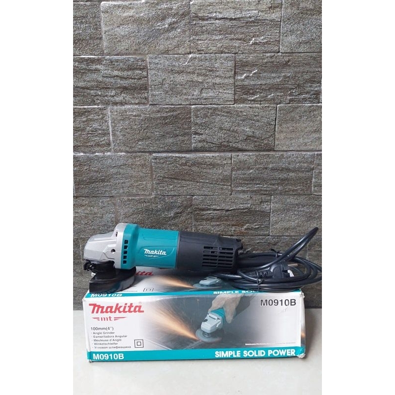 MAKITA M0910B MESIN GERINDA TANGAN 4 INCH PENGGANTI MAKTEC MT91A ( BARU )