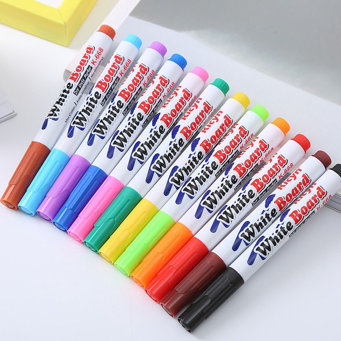 

BERKAH 12pcs 8pcs Spidol Maker Whiteboard Warna Warni Bisa Dihapus GMALL ST64 ST535