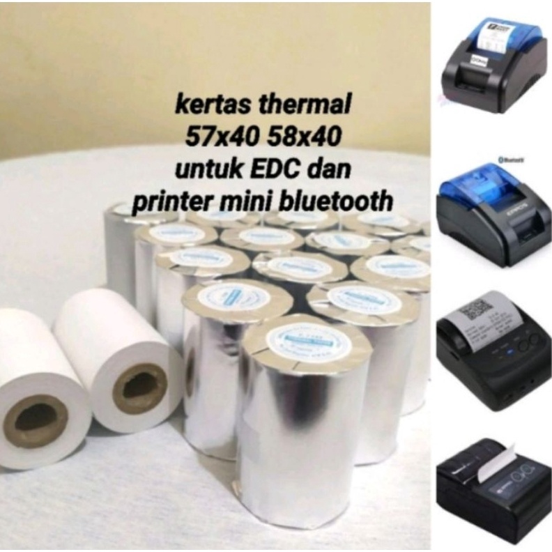 

KODE W24X Kertas kasir thermal Edc 5857x4 paket 1 pcs1 DUS