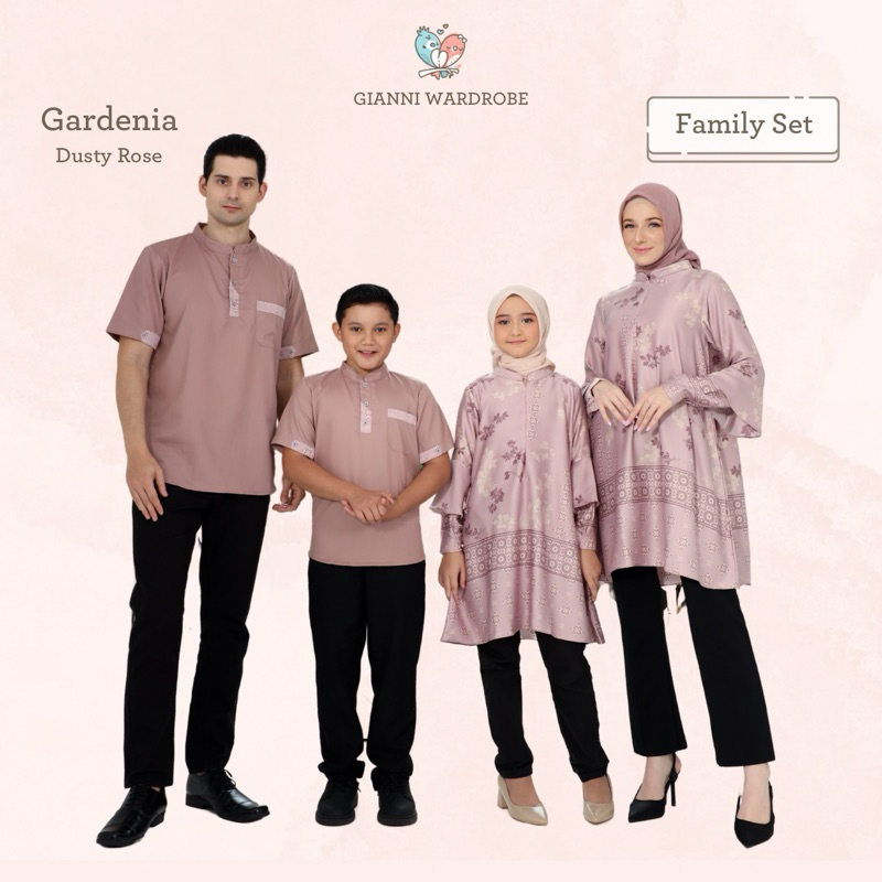 Gianni Wardrobe - Gardenia - Dusty Rose - Family set