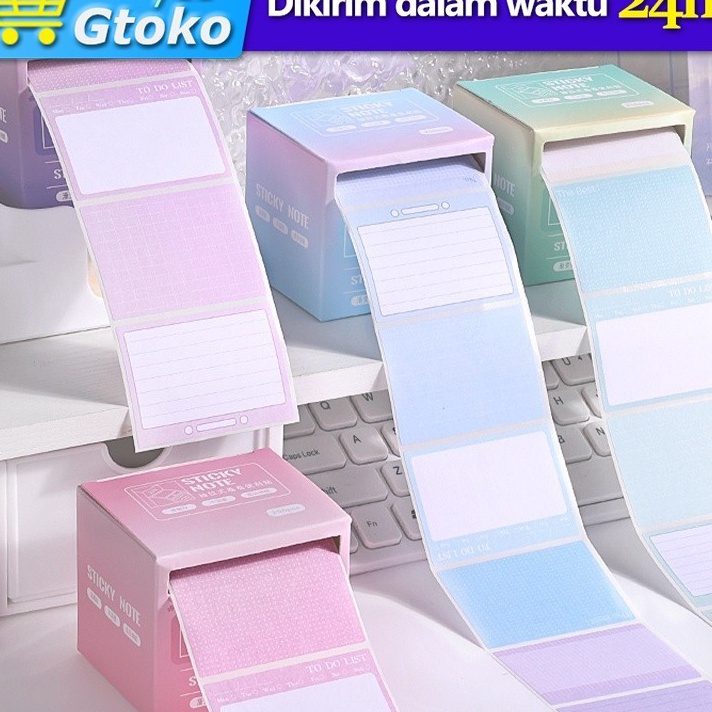 

KF7 Memo Stick Sticky Note Kes Memo Tempel Aesthetic 1 Roll 256 Lembar