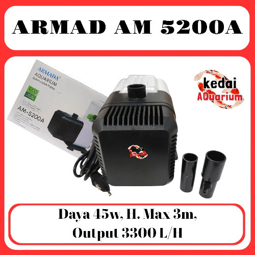 Pompa Celup Armada AM 5200A Power Head Armada AM 5200 A Low Watt Murah