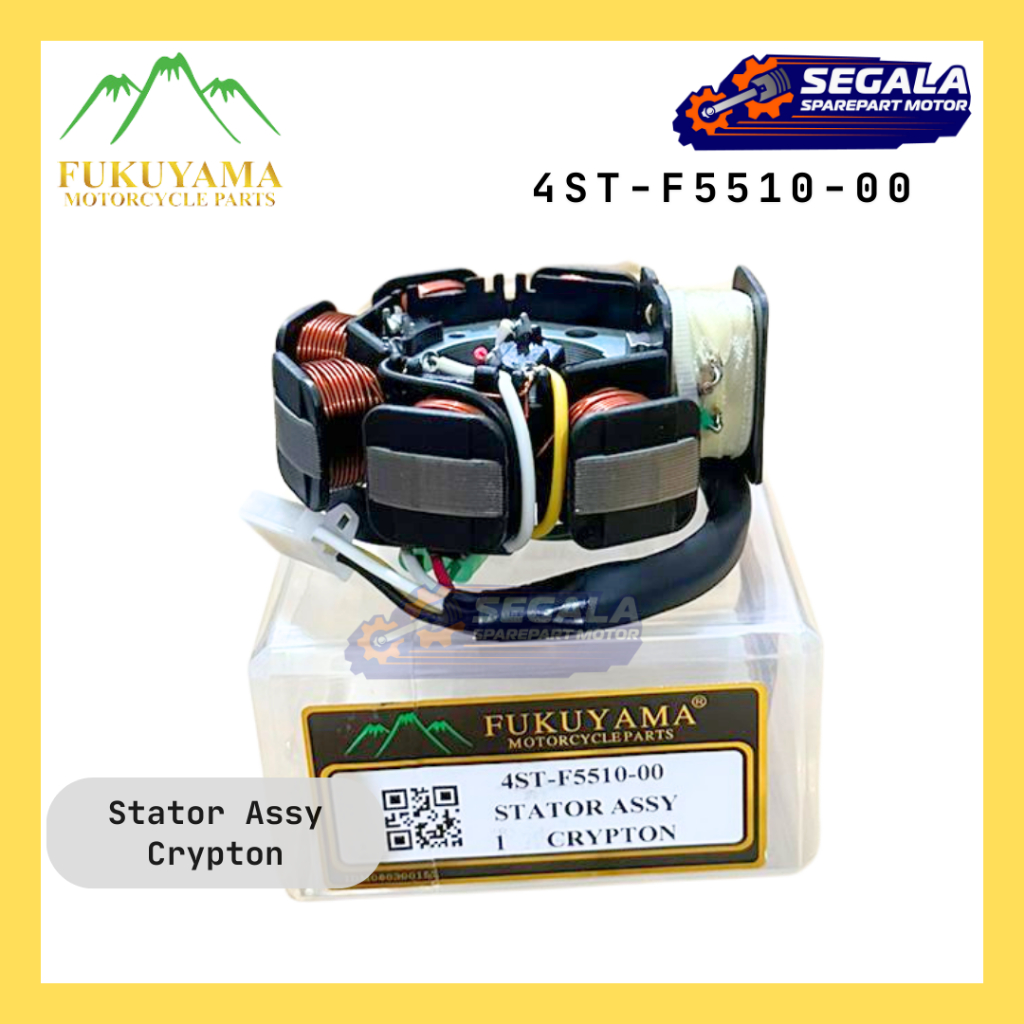 Spull Komplit Stator Assy Fukuyama Crypton Vega R 2003 4ST-F5550-00 Spul