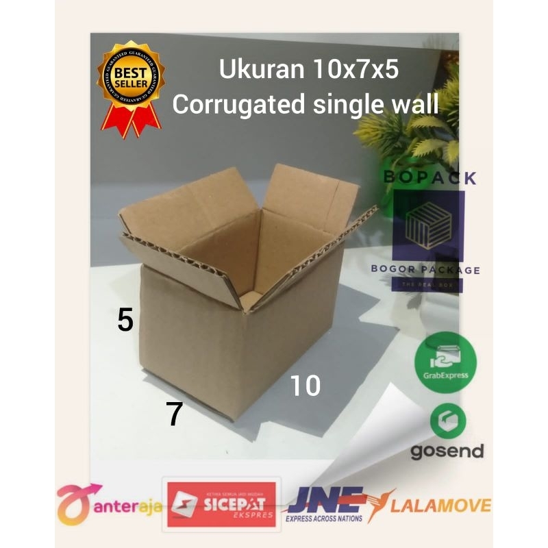 

kardus box packing UK 10x7x5 buat paket kardus karton box polos