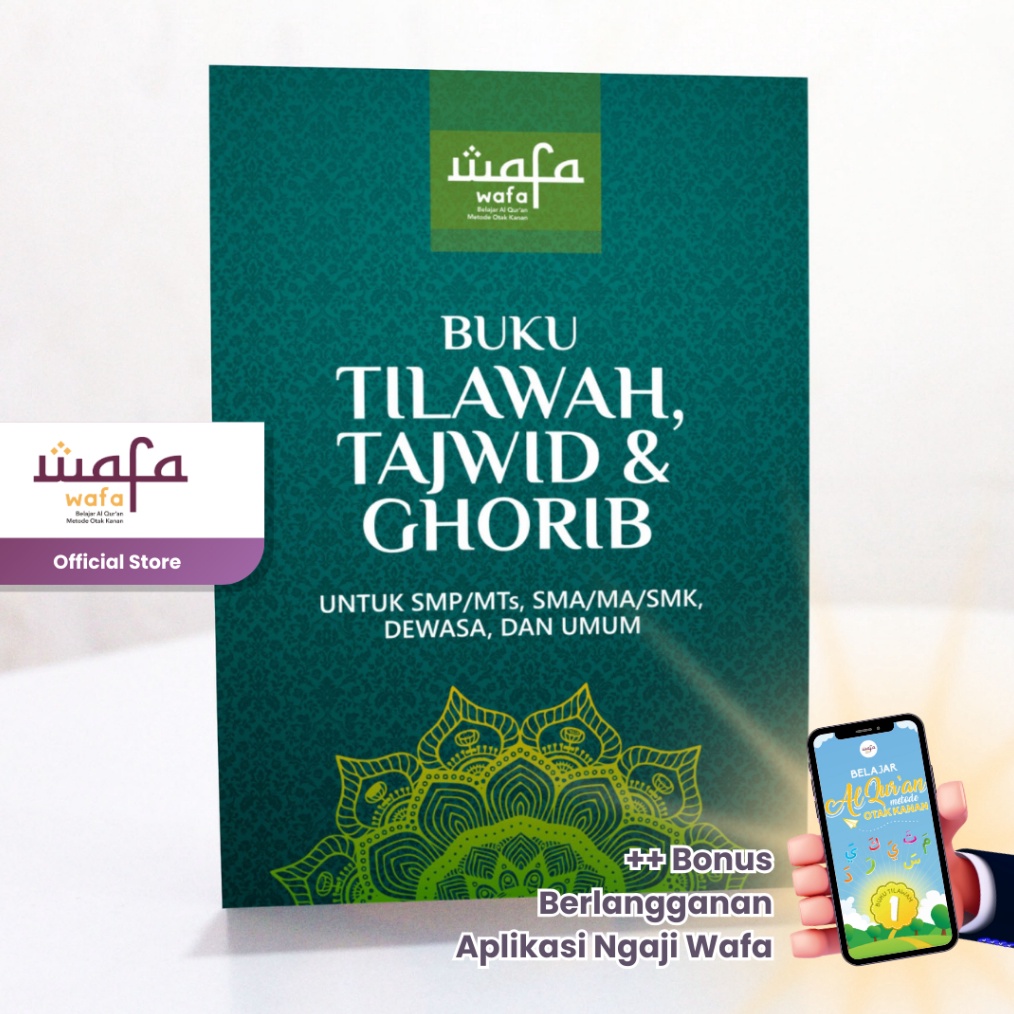 KODE N18D Buku TTG WAFA Tilawah Tajwid Ghorib 1 ORI  TERBARU  Buku Belajar Mengaji Ngaji Dewasa Rema