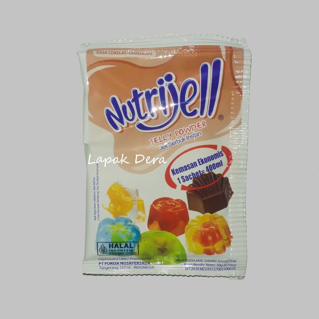 

ECER Nutrijell RASA COKELAT Kemasan Ekonomis 1 PCS 20 gr