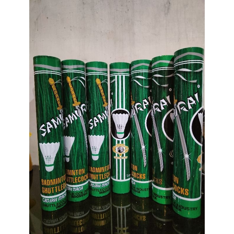 GADJAH MADA SAMURAI |KOK BULU TANGKIS | BULU TANGKIS  SHUTTLE COCK // KOK // BOLA BADMINTON // BADMI