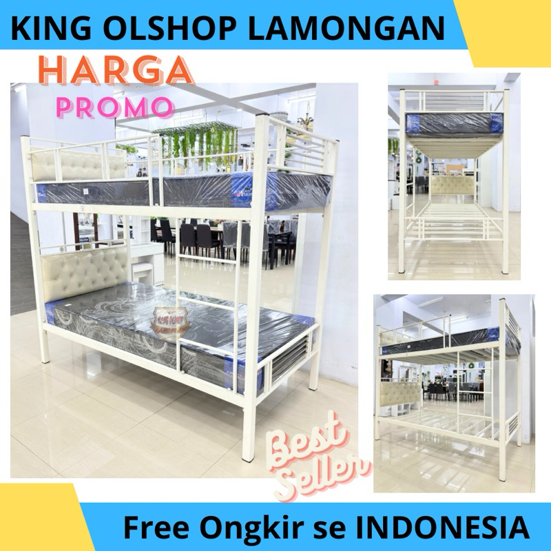Ranjang Susun Tingkat Cleopatra Besi 100x200 [LAMONGAN]