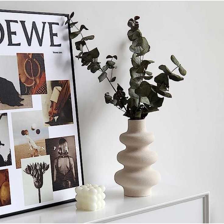 Vas bunga Aesthetic tinggi 15 Cm / vas aesthetic/souvenir murah/vas nordic/vas scandinavian