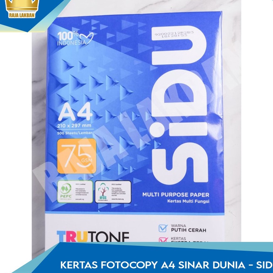 

FG2 Kes Fotocopy Kes HVS A4 75 gsm Sinar Dunia