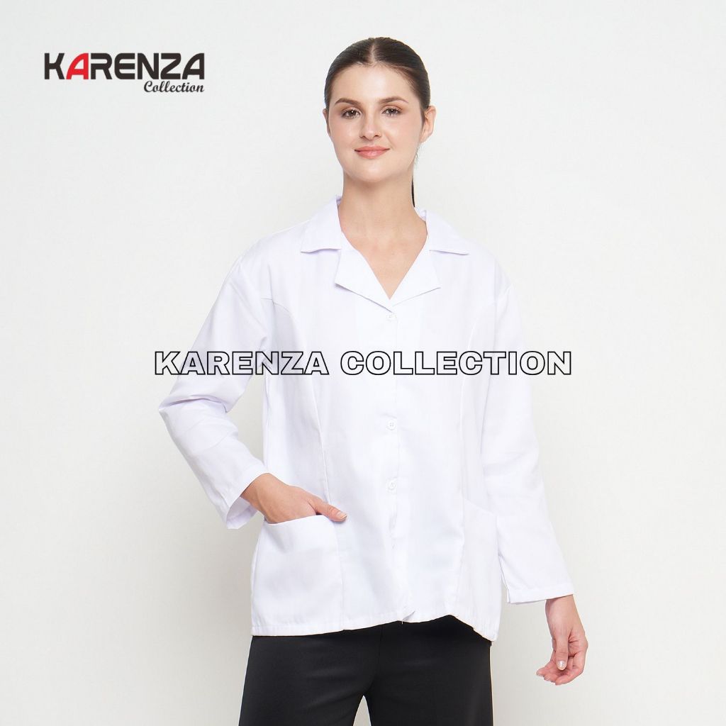 Kemeja Dinas Putih wanita Baju Putih PDH PNS/ASN, Baju Putih Guru, Baju PPL, PDH, Perawat, Bidan Baj