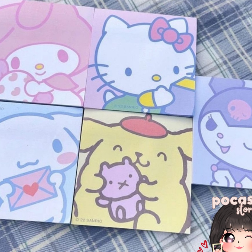 

Murah PS 5 LEMBAR STICKY NOTE AESTHETIC LUCU STICKY NOTES KUROMI MELODY CINAMOROLL KARTUN KARAKTER TEMPEL