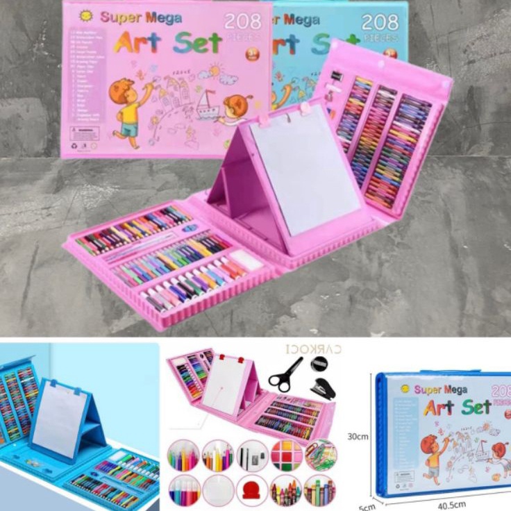 

Best Price ALAT GAMBAR ANAK ART CRAYON 1 SET 1528 PCS
