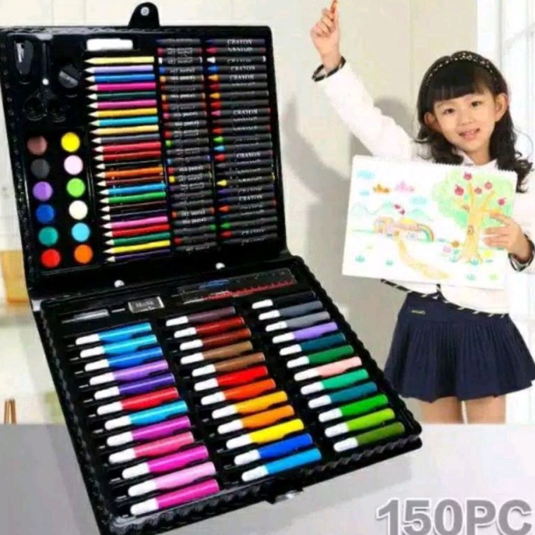 

Super Testimoni 15Pcs Crayon Set Art Set Isi 15 Pcs Pensil Warna Set Anak Crayon Full Set Alat Lukis