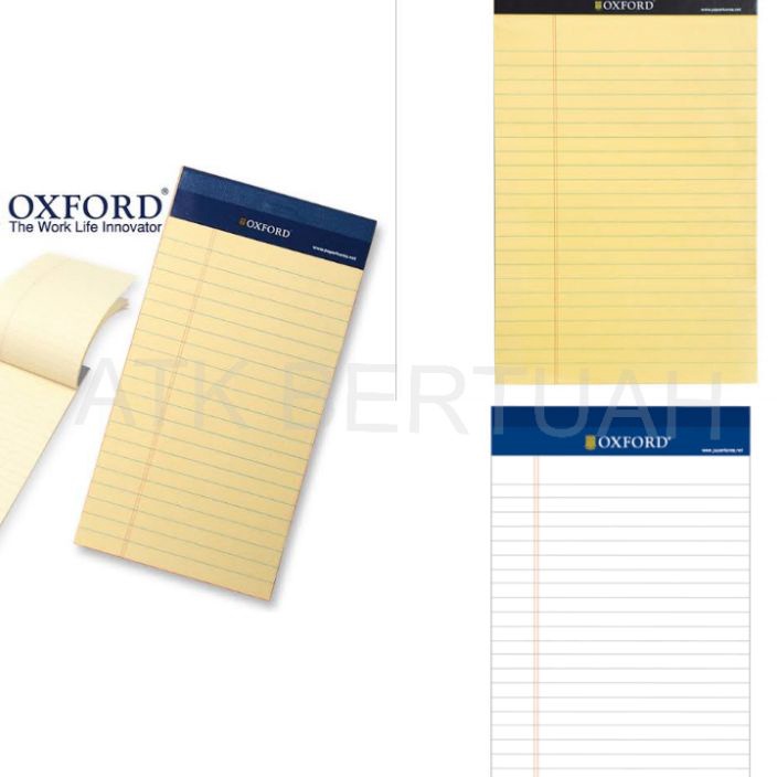

FG2 OXFORD A4 B5 A5 M LEGAL PAD NOTEPAD BUKU MEMO NOTES SOBEK ATAS
