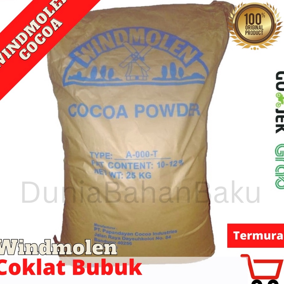 

BERKAH COKLAT BUBUK WINDMOLEN COCOA POWDER 1KG ASLI 1 Kemasan ALU