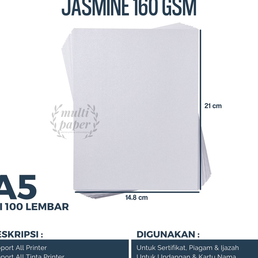 

Promo Kes Jasmine A5 isi 1 lembar Kes Undangan A5