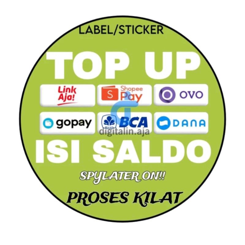 

ready isi dana dan topup semuah bisah
