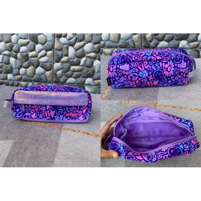 

SALE 70% PENCIL CASE SMIGGLE LOVE PURPLE Kode 441434 ORIGINAL KIDZ STATION 100%