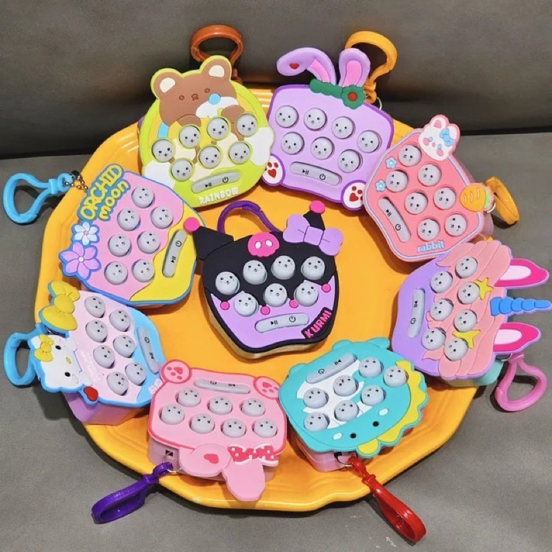 MAINAN ANAK POP IT ELEKTRIK MINI GANTUNGAN KUNCI POP IT/ GAME POP IT ELECTRIC MAINAN GANTUNGAN KUNCI
