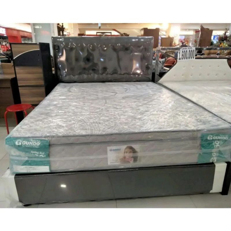 Kasur Springbed GUHDO Standar plustop 160x200cm Full Set