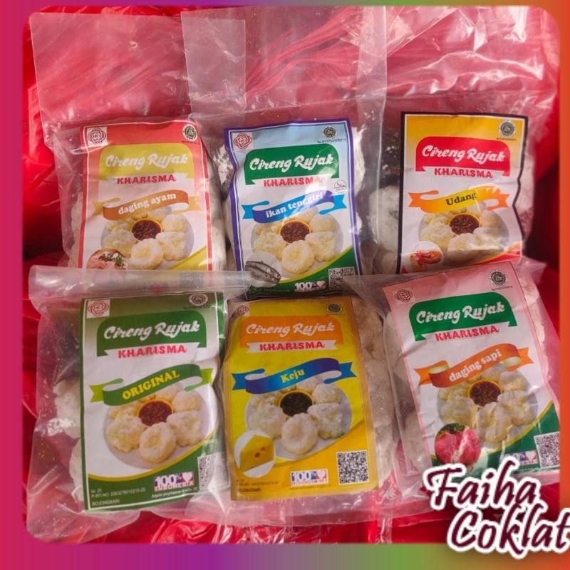 

Snack Frozen Food Cireng Rujak Kharisma Aneka Rasa Cireng Murah Faiha Coklat