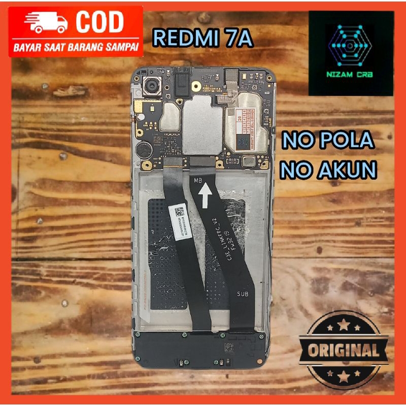 Mesin XIAOMI Redmi 7A No pola No akun Normal Original Bergaransi