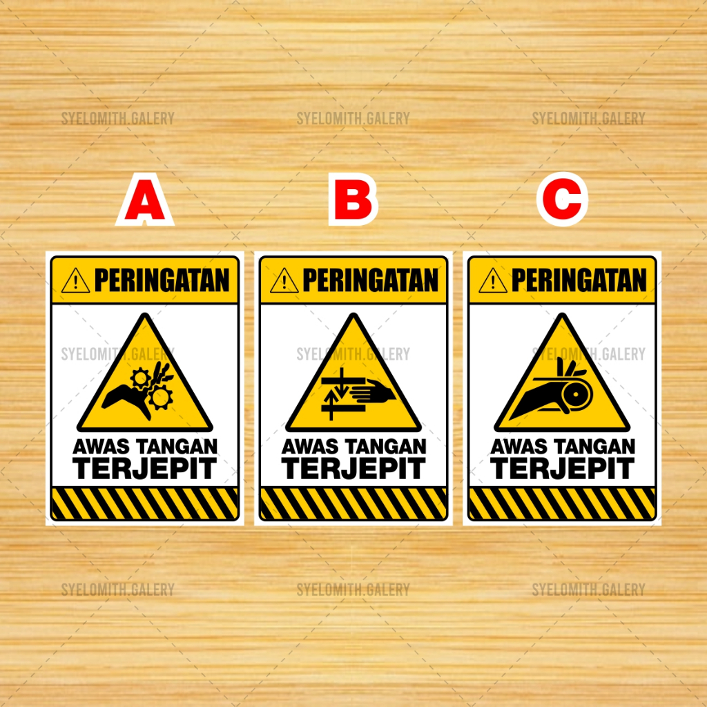 

Stiker Awas Tangan Kejepit Sticker Awas Tangan Kejepit