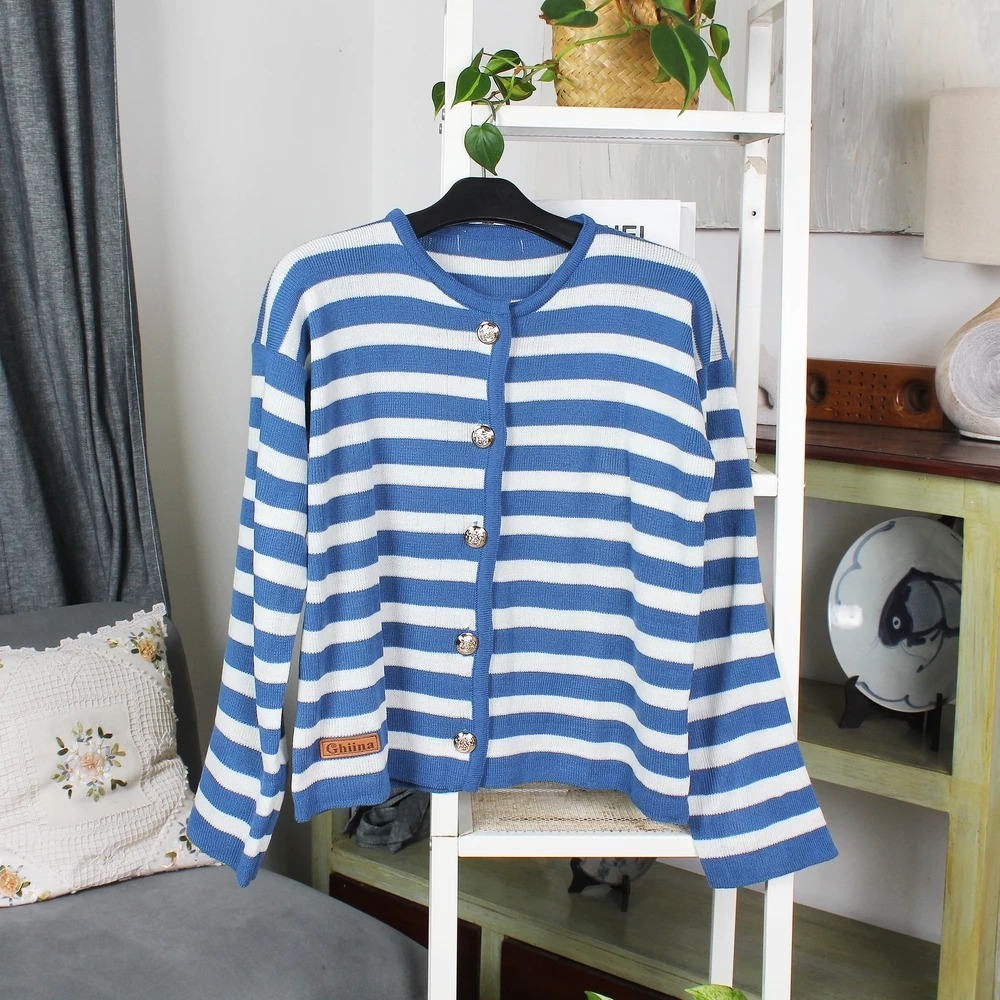 MyPeepsWear- Cardigan basic stripe/ cardigan rajut premium/ cardigan korean style