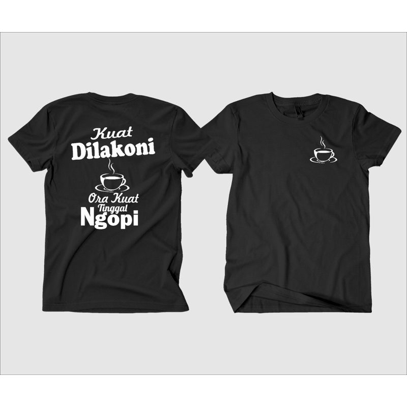 kaos KOPI cotton combad//kaos distro