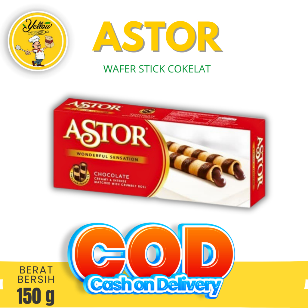 

ASTOR DOUBLE CHOCO WAFER STICK COKELAT 150GR / WAFER STIK ASTOR