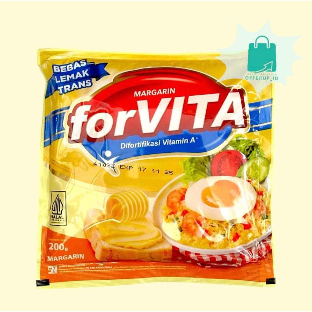 

Mentega Margarin Forvita Sachet 200 gram