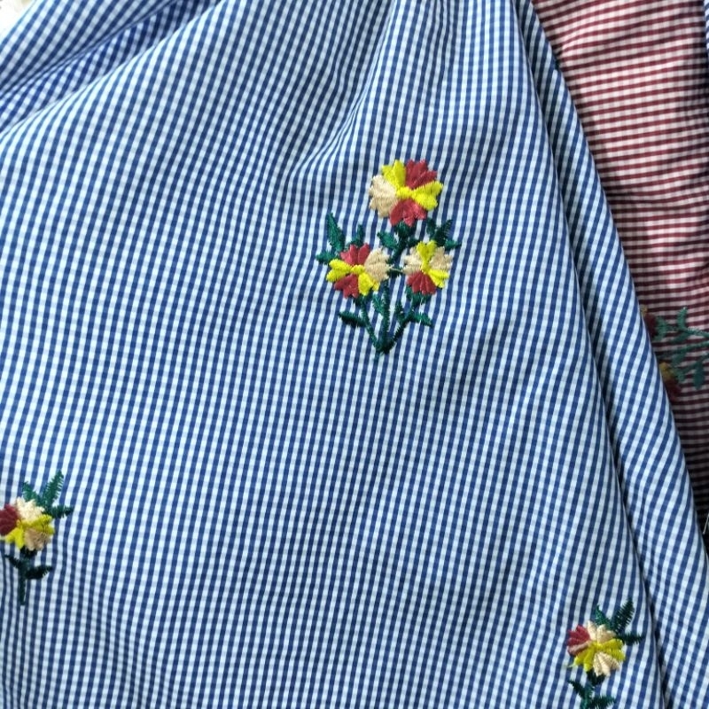 kain katun jepang motif bordir/katun jepang bordir mewah