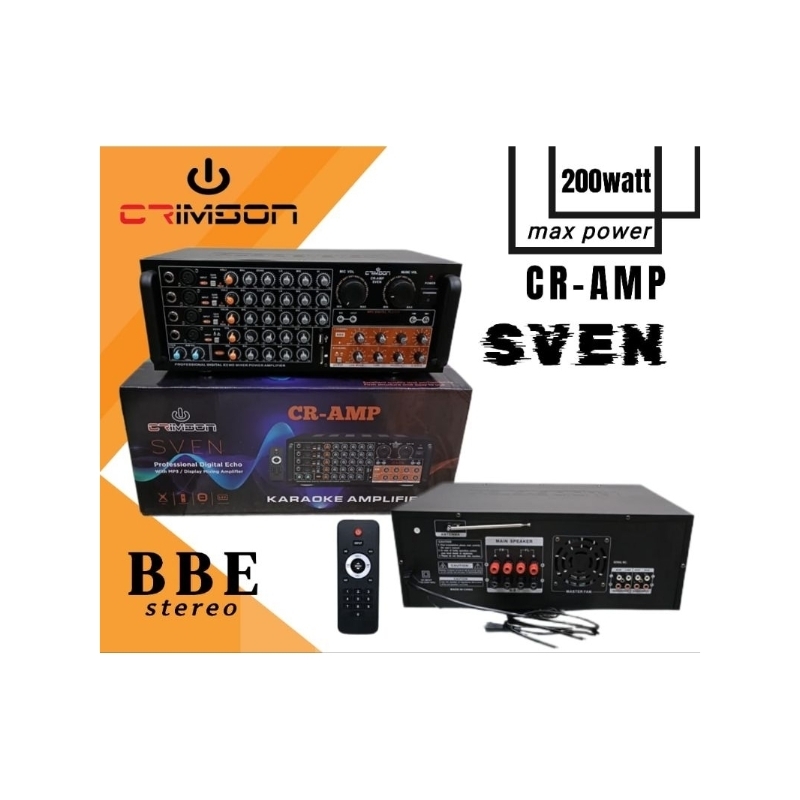 Power Amplifier CRIMSON CR-AMP SVEN Amplifier Bluetooth Usb