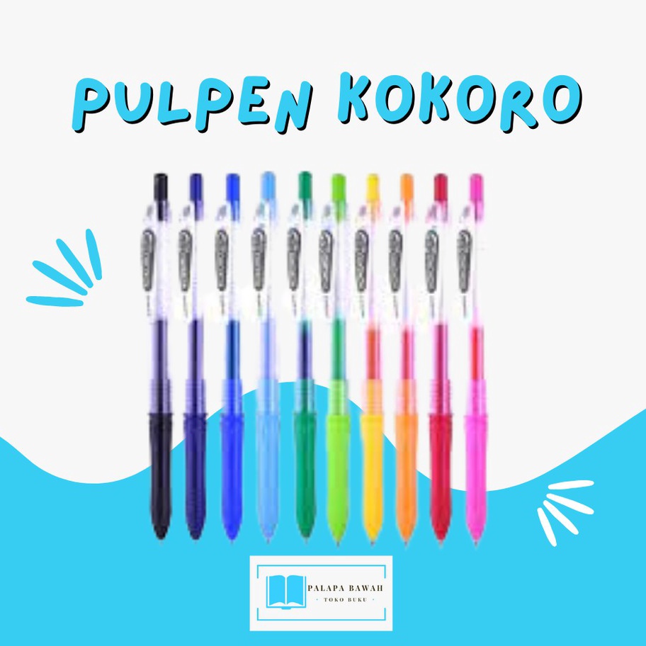 

NEW PRODUCT Pulpen Pena ZEBRA Gel Kokoro 5 mm Warna Warni