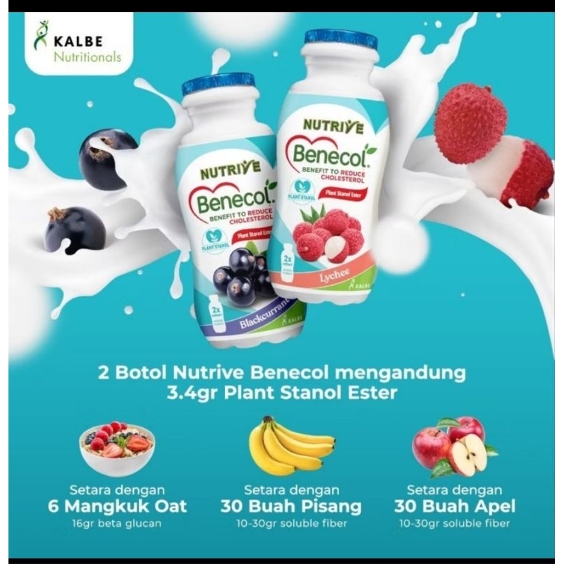 

Minuman Penurun Kolesterol - KALBE - NUTRIVE BENECOL 100 ml (satuan)