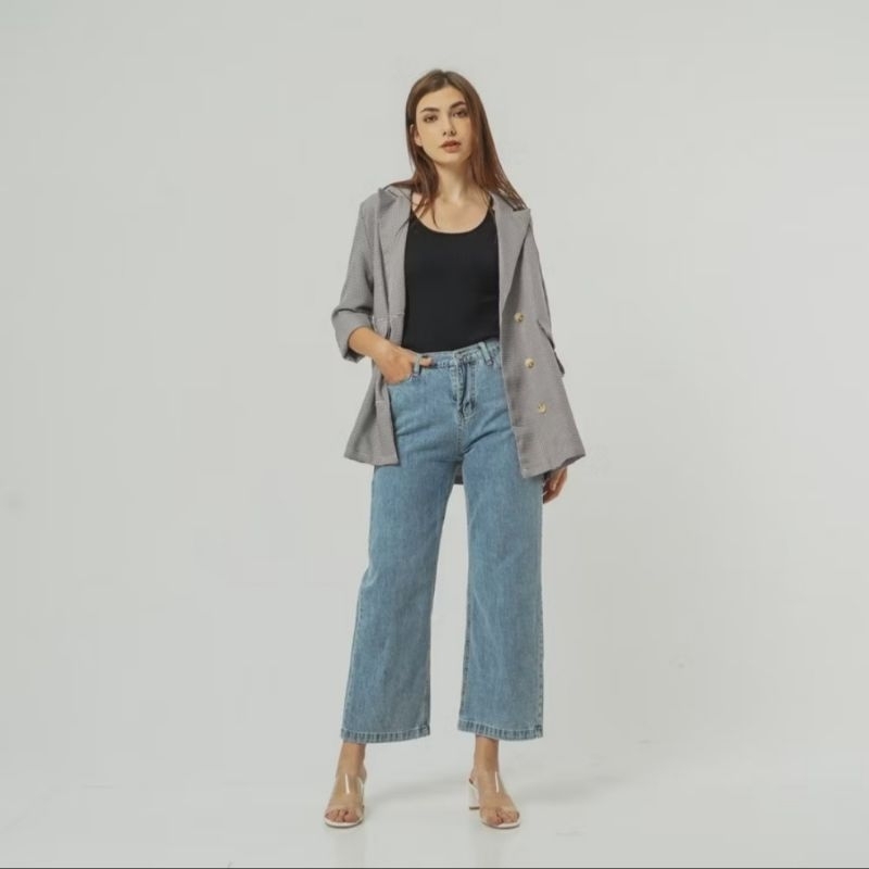 (preloved) this is april delora outer grey