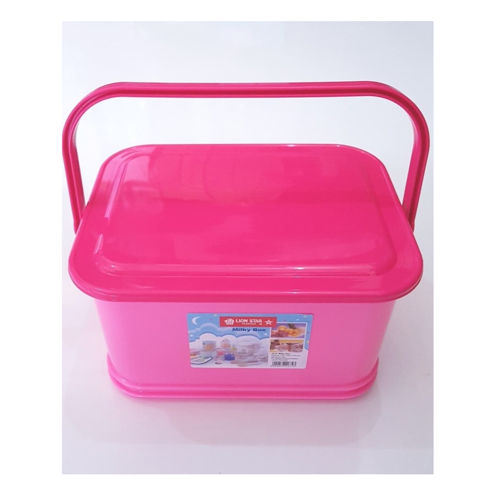 MILKY BOX LION STAR BESAR/ KOTAK SERBAGUNA JUMBO/ RANTANG PIKNIK LION STAR BESAR/ BOK PENYIMPANAN/ K