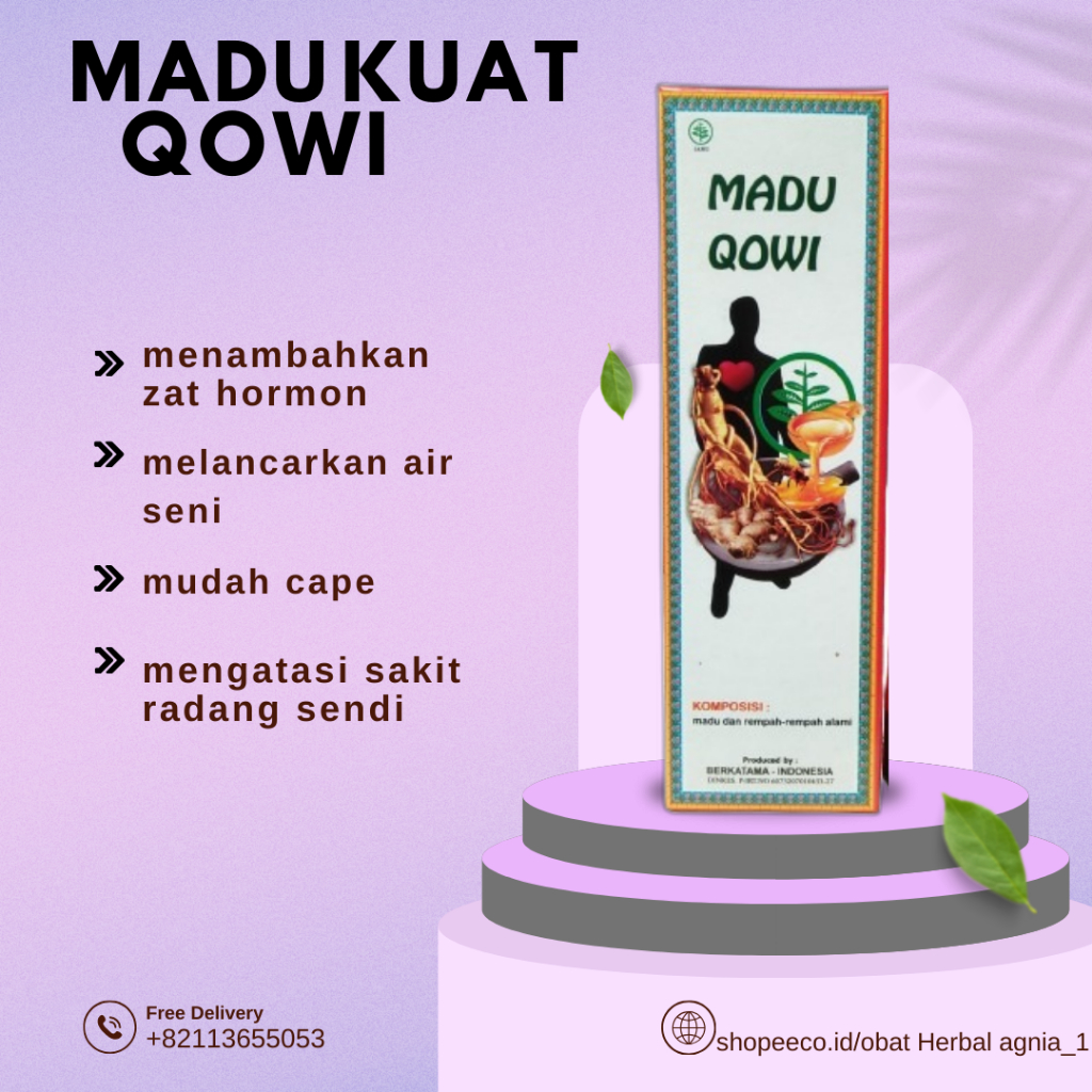 

Madu Qowi Obat Herbal Asam Urat, Kolesterol, Sakit Pinggang, Nyeri Sendi Herbal Qowi Plus Madu Jamu