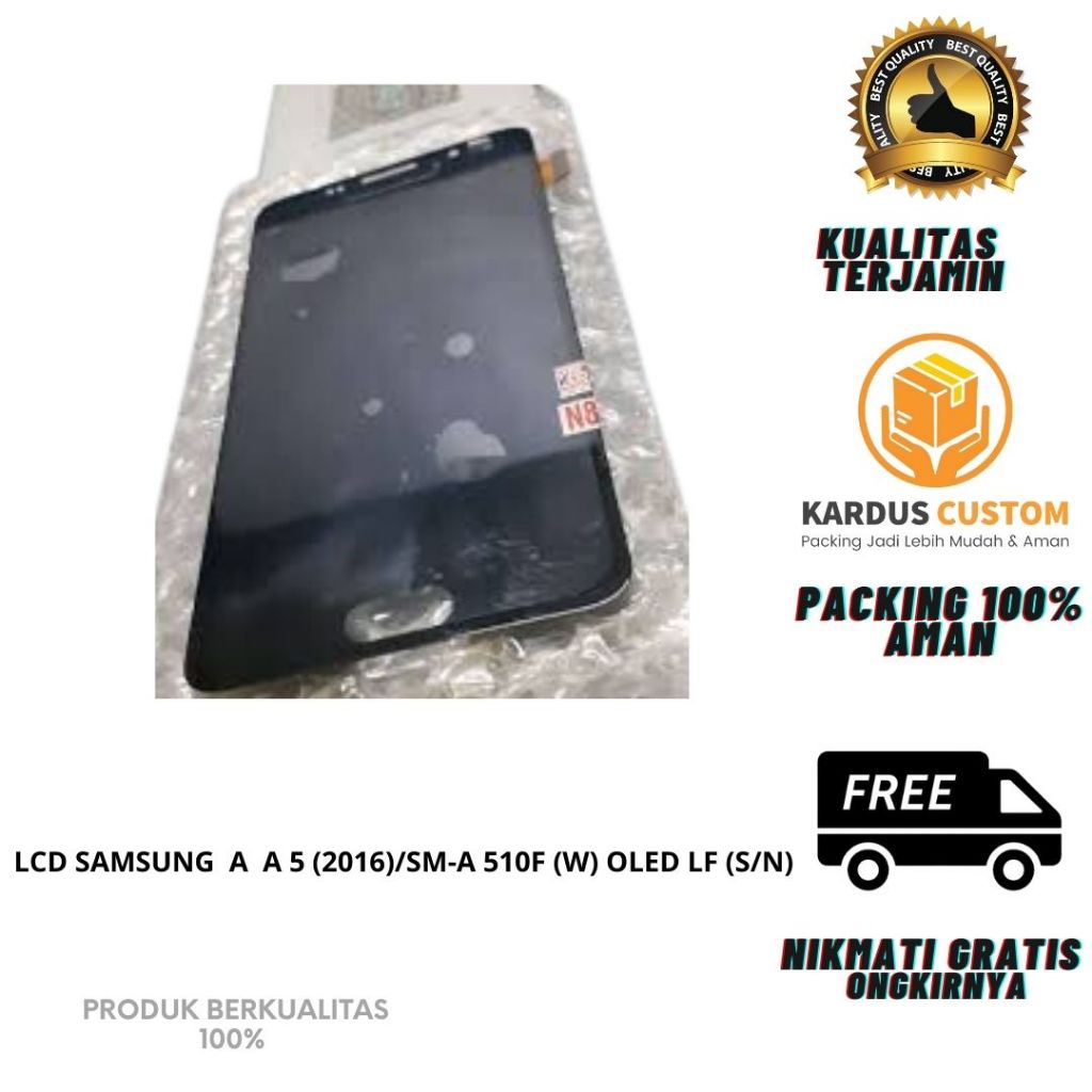 LCD SAMSUNG A A 5 (2016)/SM-A 510F (W) OLED LF (S/N)