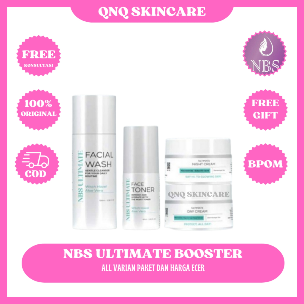 Nbs Skincare Ultimate Booster Original Bpom Paket All Ecer