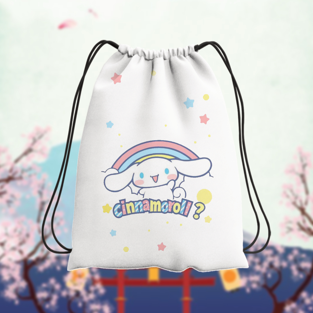Tas Serut Anak Laki Laki Perempuan Tas Serut Aesthetic Untuk Olahraga Sekolah Cinamoroll Series